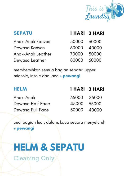 Cuci Helm dan Sepatu