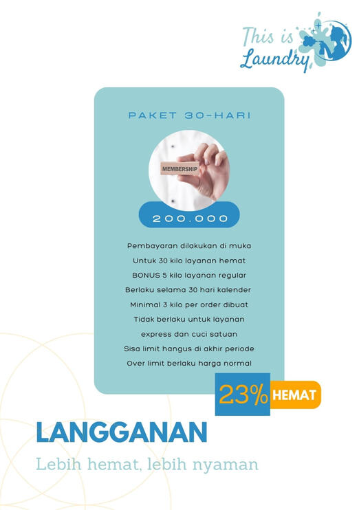 Langganan Bulanan This is Laundry
